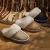 【36-40码】女士冬季新款家用室内民族编织风情棉拖鞋毛毛拖鞋外穿保暖拖鞋【9917】 商品缩略图0