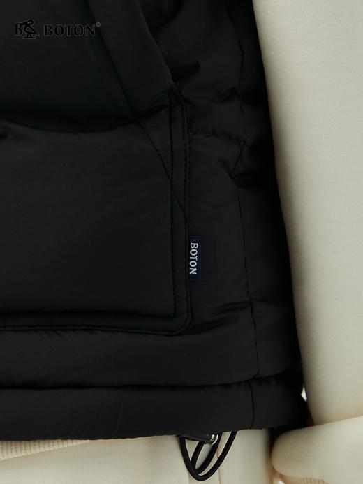 波顿女士秋冬保暖 羽绒马甲 轻暖不臃肿 宽松立领款LC739523 商品图4
