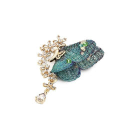 【团购】she”s 新推 斑斓蝶梦 新国风刺绣饰品 胸针