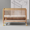 babycare婴儿床0-3岁宝宝实木床儿童床高度可调可移动多功能拼接床蒙柯PRO 商品缩略图5