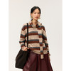 HeyDress宽松条纹围巾毛衣 商品缩略图0