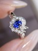 0.64ct刻面蓝宝石戒指 商品缩略图1