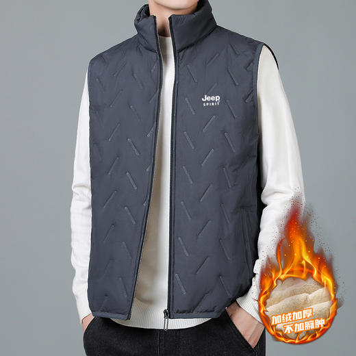 【专属】 JEEP SPIRIT【石墨烯羊羔绒马甲】加绒加厚循环锁住温暖 手感柔软舒适！ 商品图6