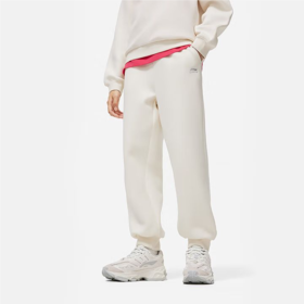 李宁女子2025春季束脚运动裤AKLV032-4