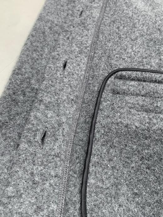 【高品质私服】【JN绵羊毛呢大衣外套】直身版型宽松有度，极简V领的廓形感大衣G1573-CC【无标出货 介意慎拍】 商品图11
