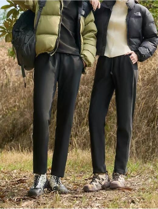 90白鸭绒男女同款冬季保暖休闲直筒羽绒绒裤 松紧腰裤型显瘦 商品图3