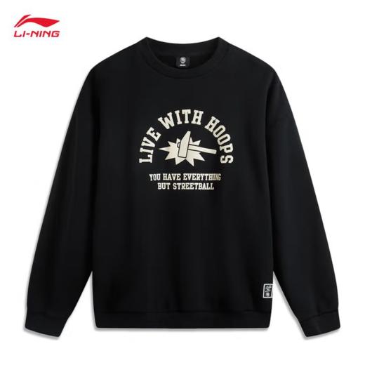 李宁男子2025套头运动卫衣AWDV195-5 商品图0