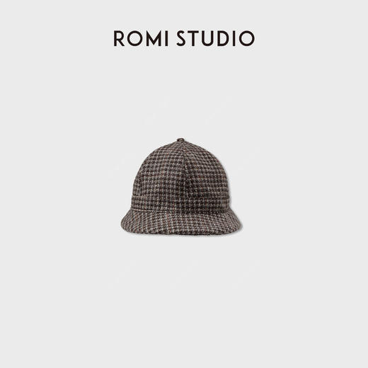 ROMI STUDIO“复古英伦”100%羊毛硬挺圆顶侦探渔夫帽 RWCWP36701 商品图0