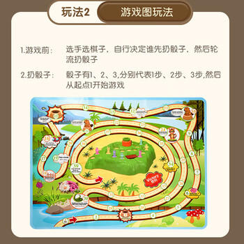 迪漫奇兔子陷阱儿童玩具桌游双人龟兔赛跑互动萝卜大冒险跳棋生日礼物 商品图4