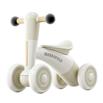 柏沃 BRAVOLD儿童平衡车1-3岁宝宝玩具礼盒男女孩生日周岁礼物四轮滑行学步车 商品图1
