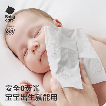 babycare婴儿云柔巾柔软面巾纸山茶新生柔6层加厚保湿抽纸乳霜纸20抽*1包 商品图3