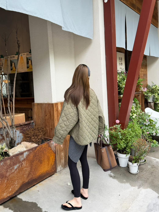 2510404   max 菱格棉服 日本塔夫绸 商品图7