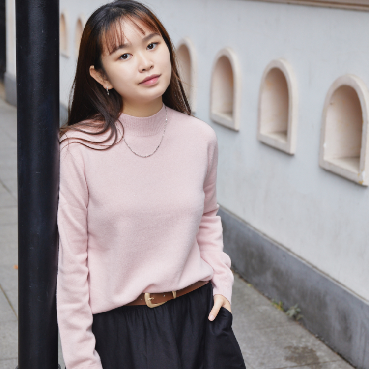 圣捷罗半高领羊毛打底衫|100%绵羊毛，岛津无缝一体织工艺，轻盈软糯