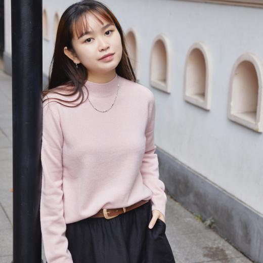 圣捷罗半高领羊毛打底衫|100%绵羊毛，岛津无缝一体织工艺，轻盈软糯 商品图0