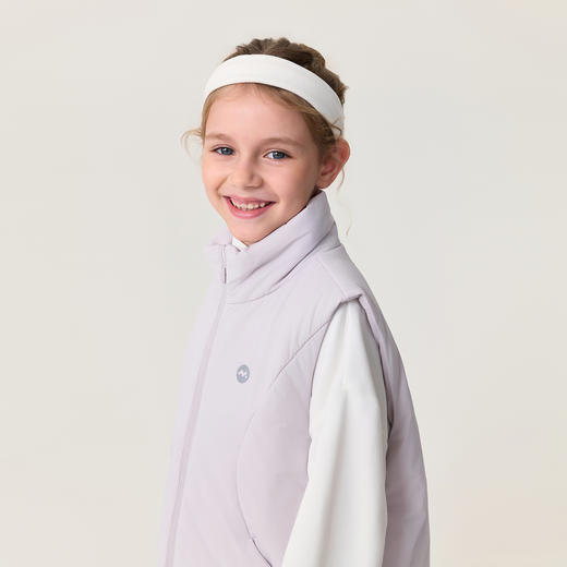 【无氟防泼水】马克珍妮女童元气时尚夹棉马甲2025秋冬新款551791 商品图4