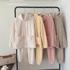 秋冬必囤 软fufu可爱睡衣 秋冬季家居服睡衣女士加绒加厚拉链开衫保暖可外穿法兰绒套装学生睡衣 商品缩略图1