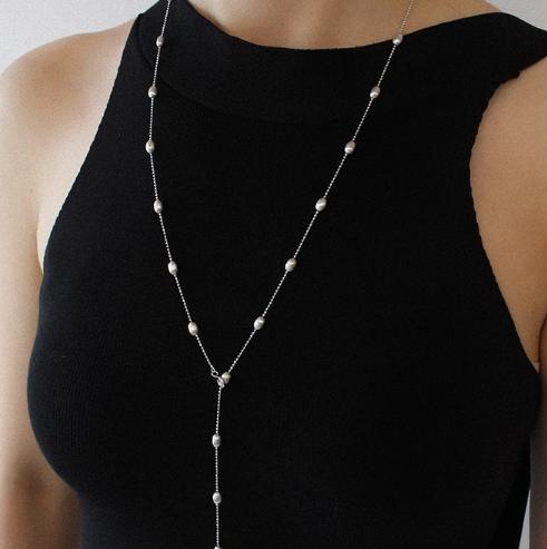 iKiCo循光拉丝豆豆长项链 商品图0