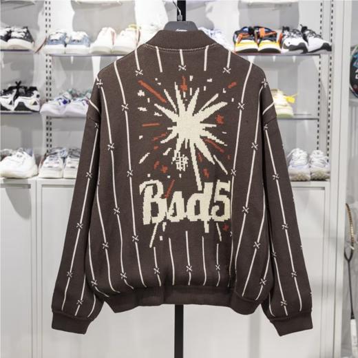 李宁男子春编织拉链开衫休闲外套AMBV069-1 商品图1