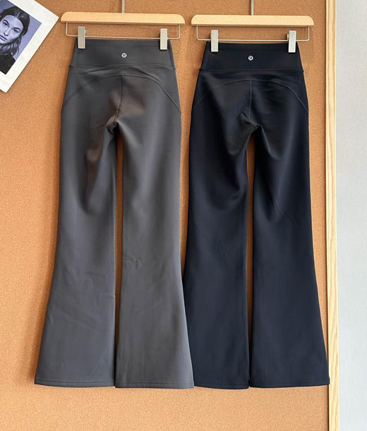 lu同款一体加绒喇叭裤102109 商品图6