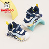 巴布豆童鞋秋季儿童运动鞋软底男童机能学步鞋102343126藏青蓝/米28 商品缩略图0