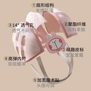 光多拉婴儿防摔护头学步帽宝宝防摔神器儿童学走路防撞帽子 商品图3