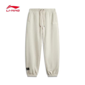 李宁男子束脚宽松卫裤运动裤AKLV013-4
