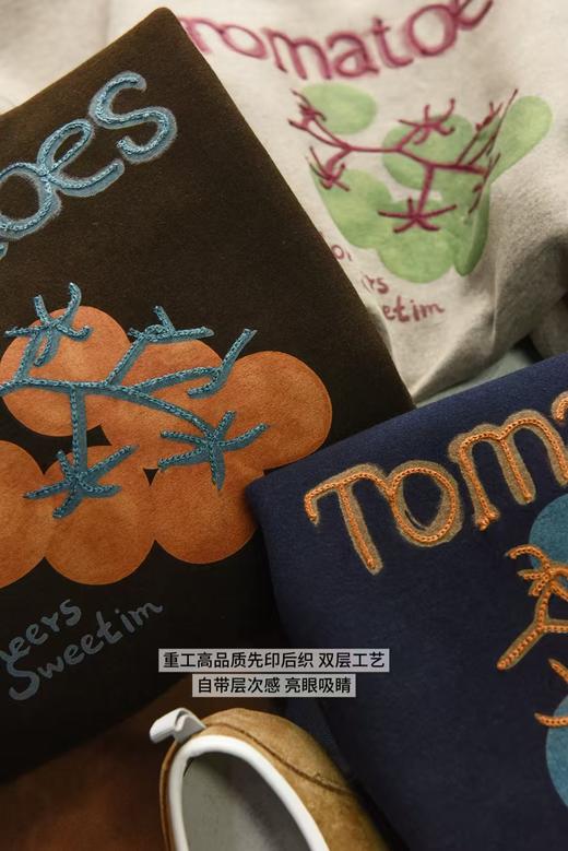 好柿发生莱赛尔羊毛复古百搭卫衣 商品图1