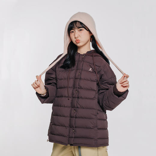 【品牌特惠】ACMEITEM爱棵米女士连帽羽绒服GAG2110410G 商品图1
