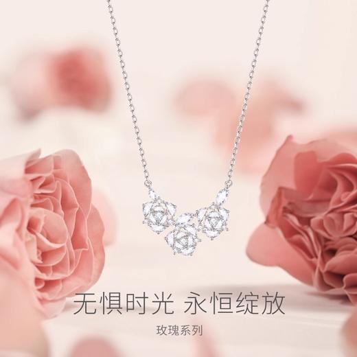 Fanci范琦银饰【玫瑰系列】玫瑰之梦项链女925银时尚轻奢锁骨链 商品图1