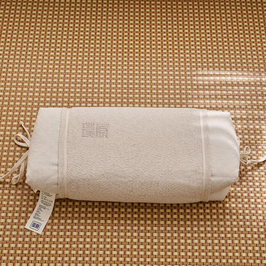 【黑苦荞-糖果枕芯】棉麻苦荞麦枕头枕芯护颈椎糖果枕办公室午休腰靠抱枕 商品图3