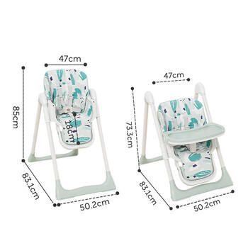 婧麒（JOYNCLEON）宝宝餐椅婴儿家用吃饭多功能稳固折叠便携儿童餐桌学座 Jyp70806 商品图1