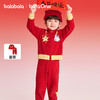 【balaOne】巴拉巴拉儿童家居服套装男女童2025新款春装国风睡衣 商品缩略图1