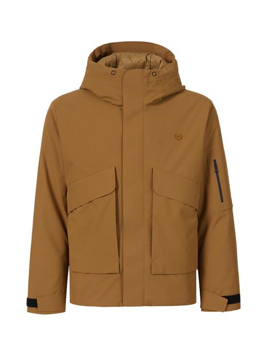 波顿男士秋冬 派克羽绒服 利落质感 白鸭绒连帽合身款MC813523 商品图5