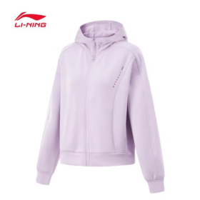 李宁女子2025运动外套连帽卫衣外套AWDV066-9