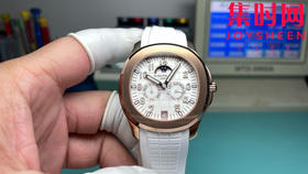 PP百达翡丽 分3K手雷5261R-001 新款笑脸对版原装到货！胶带对版原装，摆轮位置对版原装可调！扣升级对版原装！V2升级版！