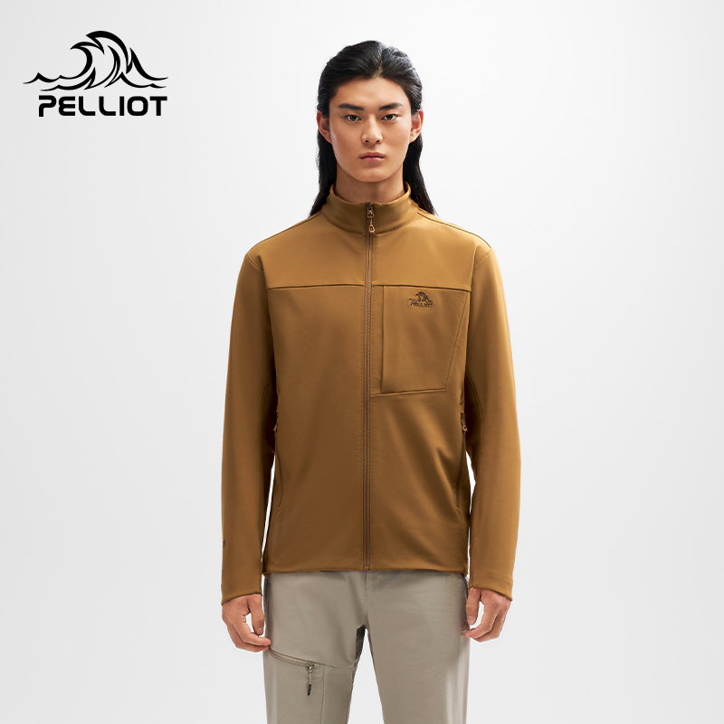 【P系列】伯希和立领软壳衣男秋季新款eVent防风冲锋衣内胆登山服