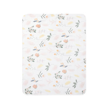 全棉时代婴儿针织复合隔尿垫可洗防水床单纯棉加大伊恩植物园90cm×70cm 商品图4