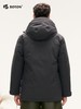 波顿男士秋冬季合身休闲保暖白鸭绒甩帽中长款羽绒服MC823524 商品缩略图3
