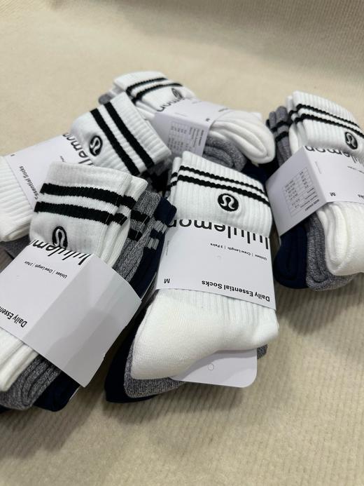 纯色lulu三双装毛巾底运动减震毛巾底 商品图4