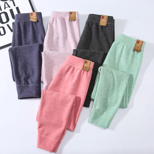 【特价清仓，抢完下架】【两条起拍，一条不发货】【A类品质，一条过寒冬】SIIJJEYY秋冬季新款儿童保暖裤内穿男童女童艾草秋裤羊毛蚕丝加绒保暖棉裤 商品图3