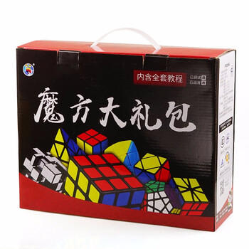 圣手 魔方套装8件套生日礼物礼盒玩具二三阶23阶金字塔送教程 商品图6