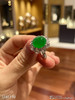 高冰种艳绿蛋面戒指【5181110】具体价格微信咨询 商品缩略图1