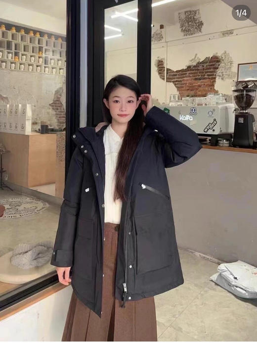 【开放日忙 秒杀价已调 直接拍】小高 黑标系列 戈尔女士户外工装收腰鹅绒服 羽绒服 商品图1