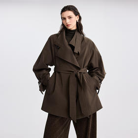 棉仓366607029-D字环中长款风衣