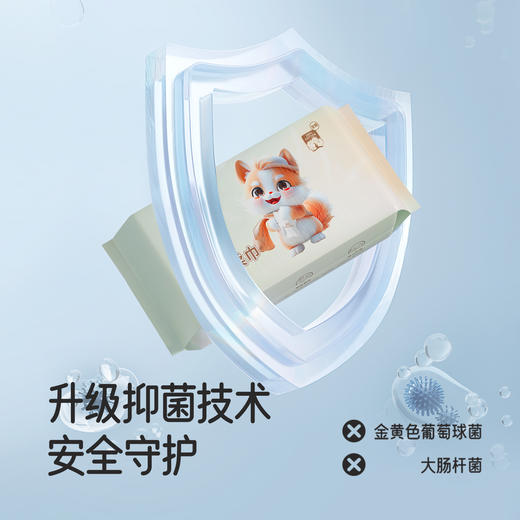 【商场同款】棉柔巾婴童洗脸巾加大全棉抑菌干湿两用手口巾 商品图2