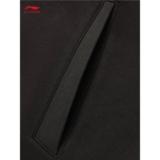 李宁男子2025套头运动卫衣AWDV227-3黑巧褐 商品图4