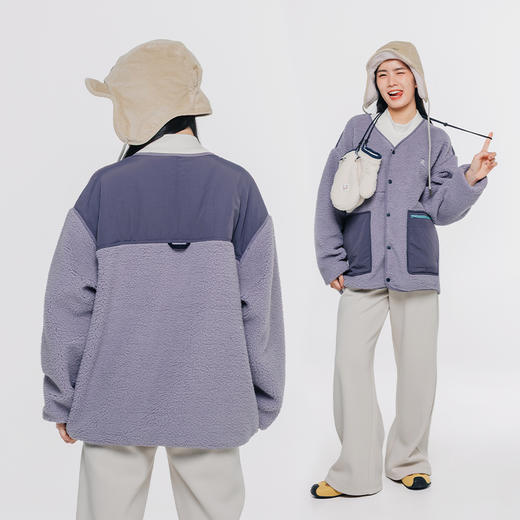 【品牌特惠】ACMEITEM爱棵米女士颗粒绒外套GAG2210506G 商品图1