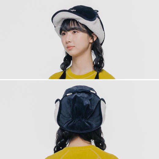 【品牌特惠】ACMEITEM爱棵米灯芯绒护耳帽GAG3540203G 商品图2