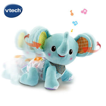 伟易达（Vtech）婴儿玩具学爬小象毛绒玩偶宝宝健身爬行新生儿童男孩女孩生日礼物 商品图4