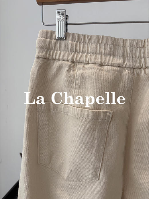会员福利【高克重/显瘦弯刀裤】拉夏贝尔/La Chapelle宽松阔腿百搭香蕉库高腰显瘦显腿直弯刀裤牛仔裤 商品图9